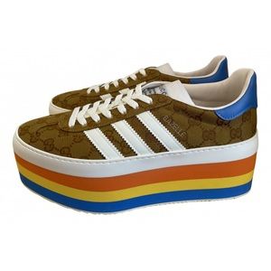 Gucci Gazelle platform trainers